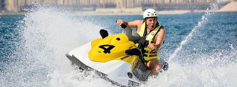 Ride on the Sea with 1050cc Jet Ski with Aquajet